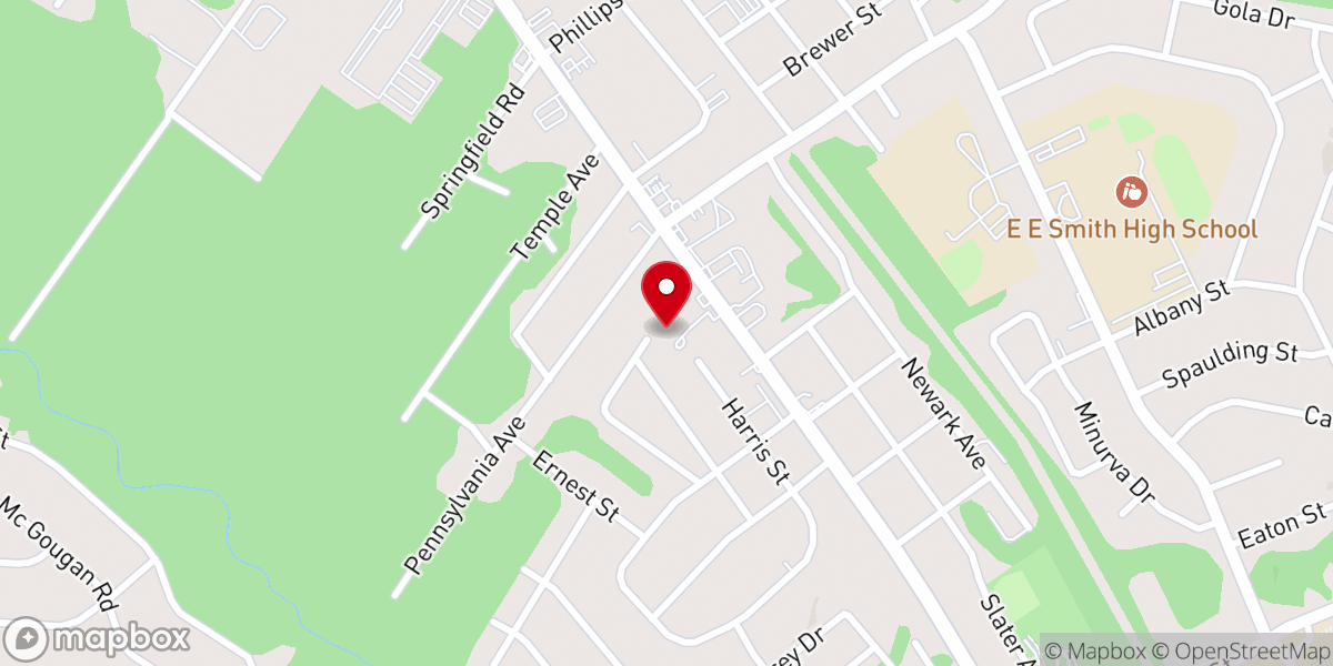 Map showing location of Y.shammah Church