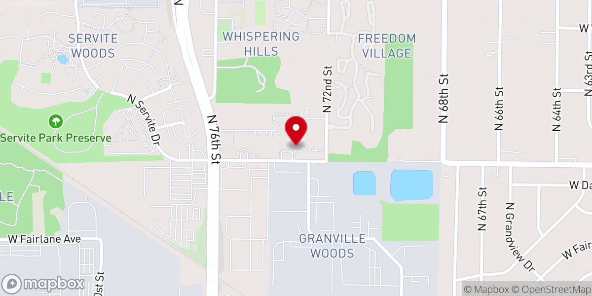 Map showing location of Kingdom Living Christian Church