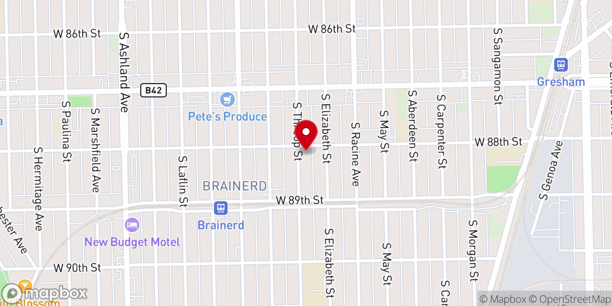 Map showing location of Community of Christ