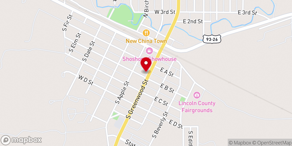 Map showing location of Christ Episcopal Church