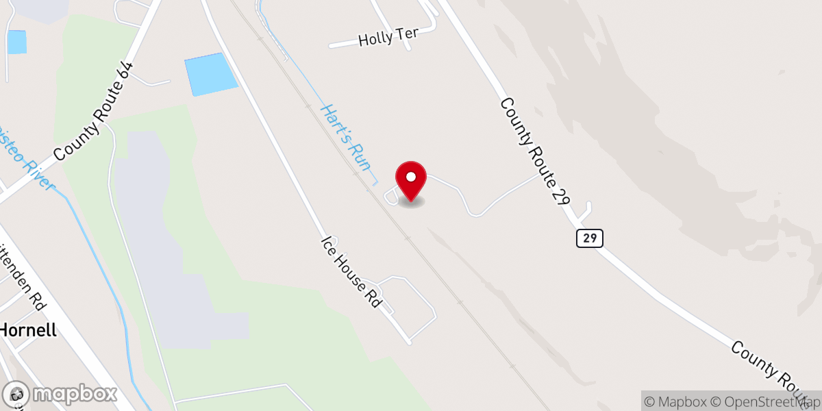 Map showing location of Living Waters Church