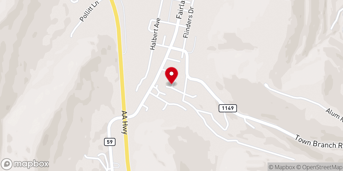 Map showing location of Christian Community Center
