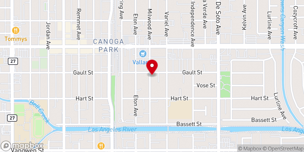 Map showing location of Nueva Cancion | Foursquare Church Los Angeles, CA