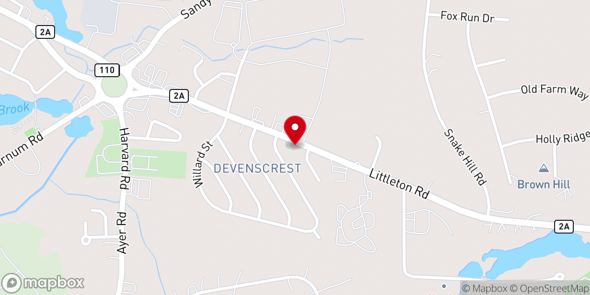 Map showing location of Living Water Fellowship - Church of God