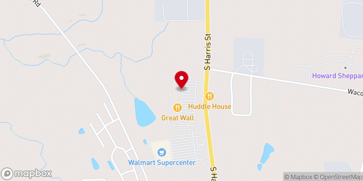 Map showing location of Word of Life Church