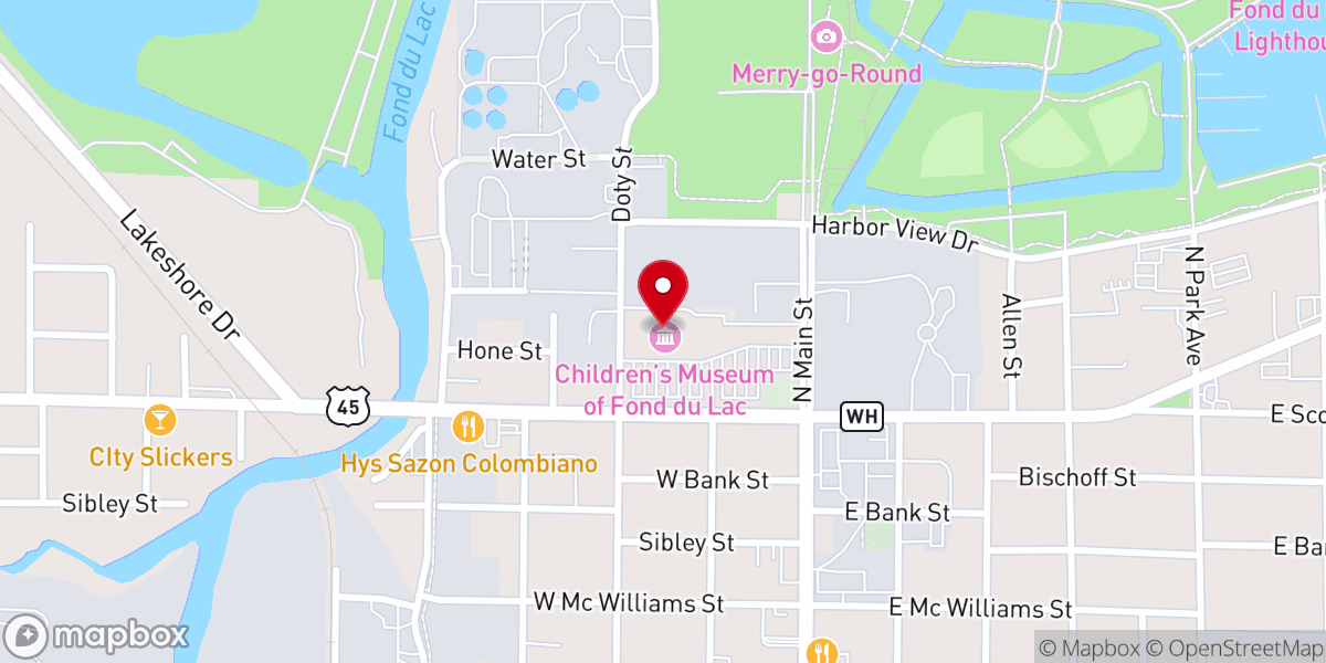 Map showing location of Centerpoint Church