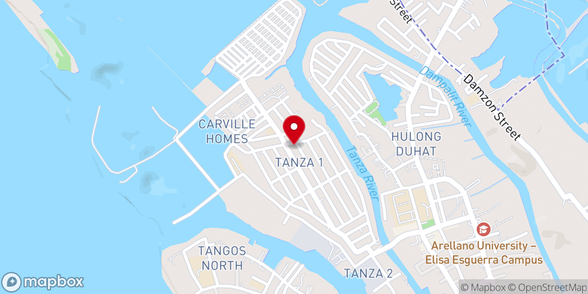 Map showing location of Salt of the Earth Full Gospel Christian Fellowship Church