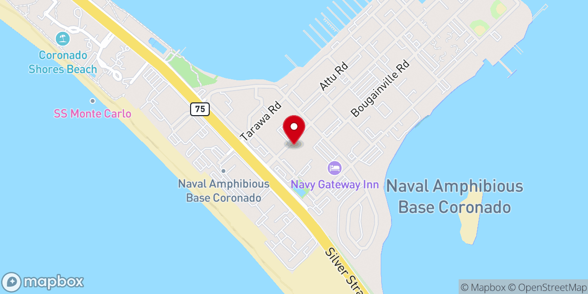 Map showing location of NAB Chapel