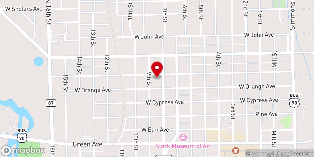 Map showing location of Saint Mary Catholic Church