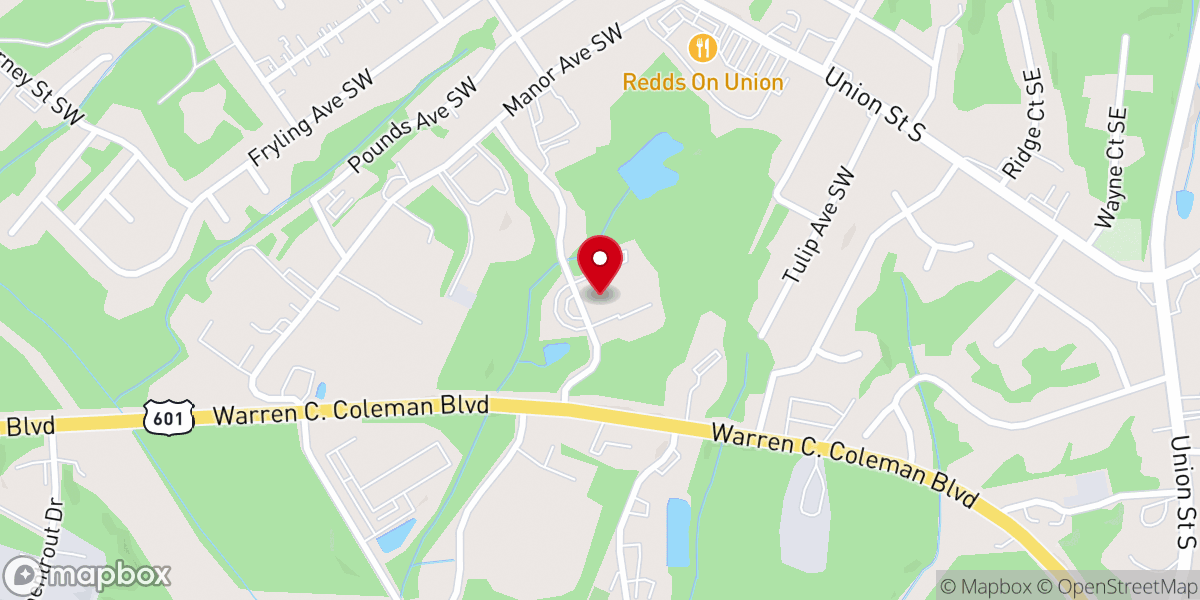 Map showing location of St. James the Greater