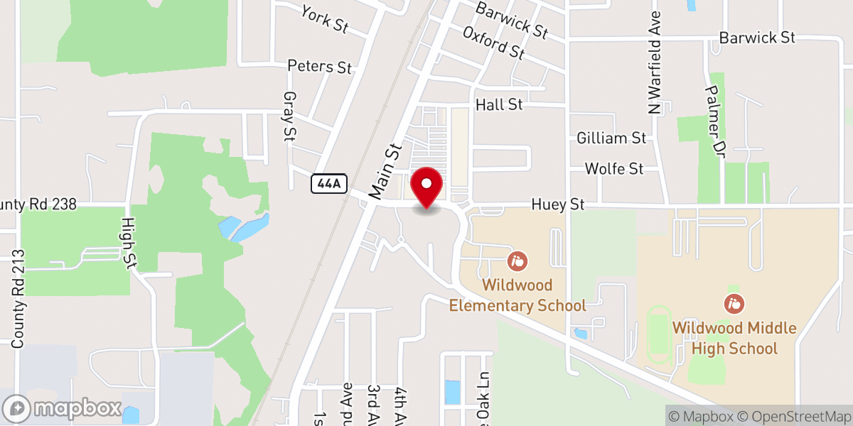 Map showing location of Greater Piney Grove Baptist Church, Inc.