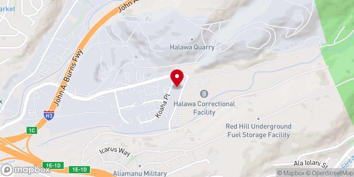 Map showing location of Mountain View Community Church - MVCC
