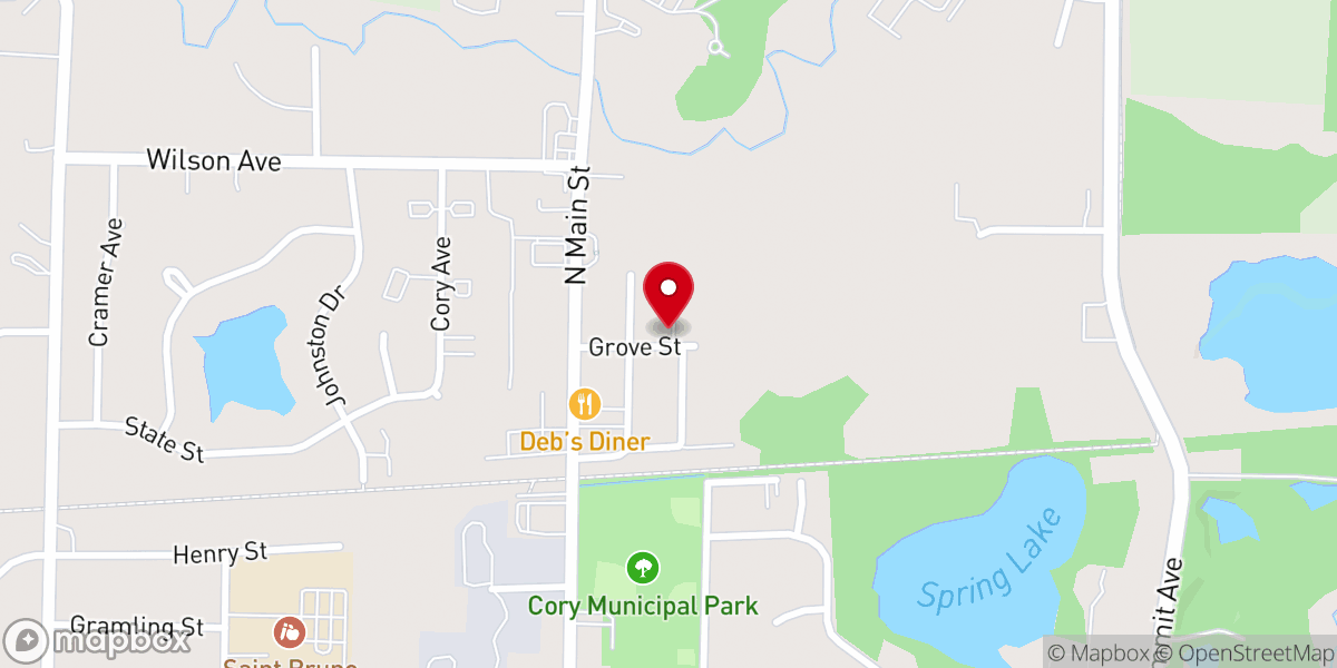 Map showing location of Bread of Life Charismatic Episcopal Church