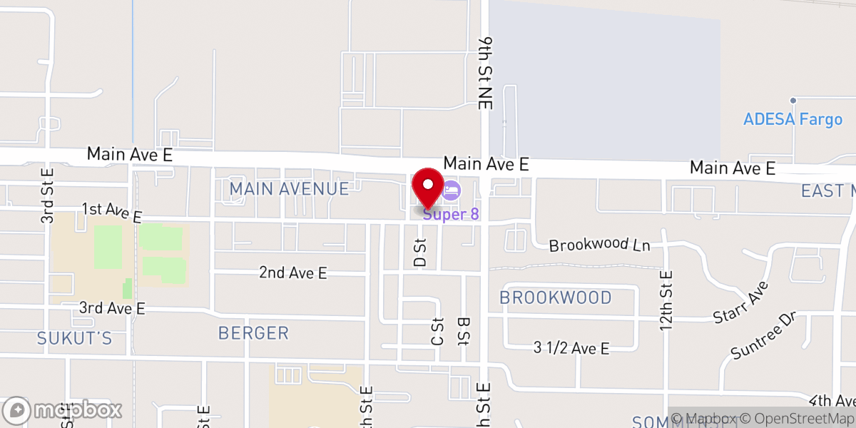 Map showing location of Deeper Life Bible Church