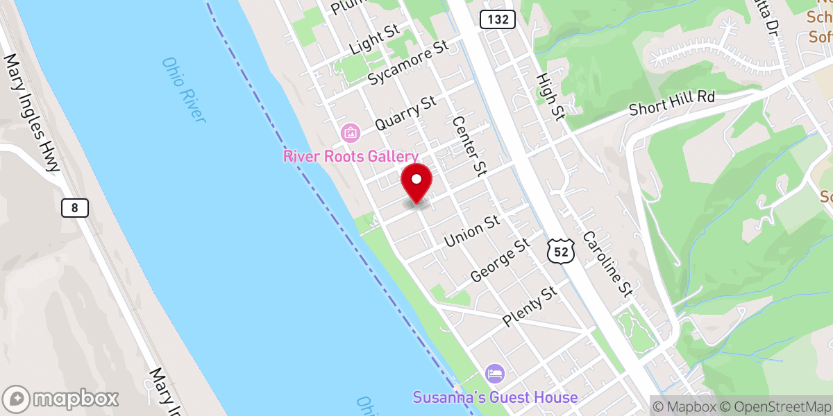 Map showing location of New Richmond