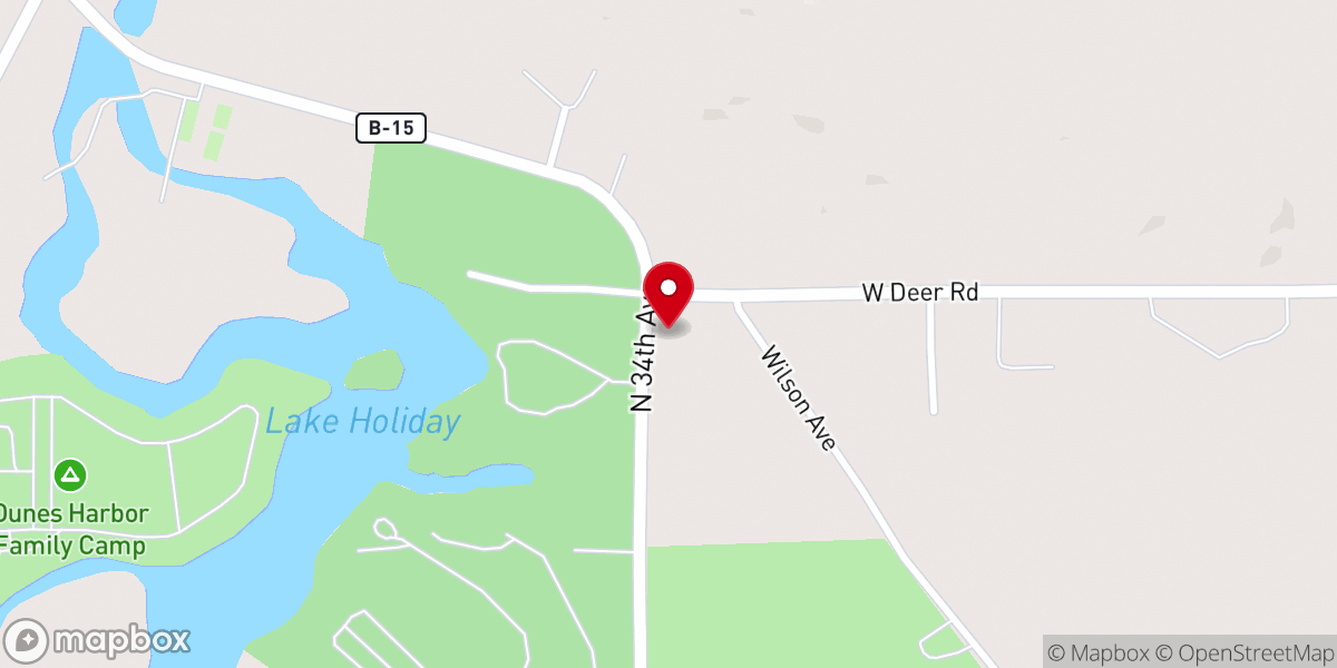 Map showing location of West Golden Wesleyan Church