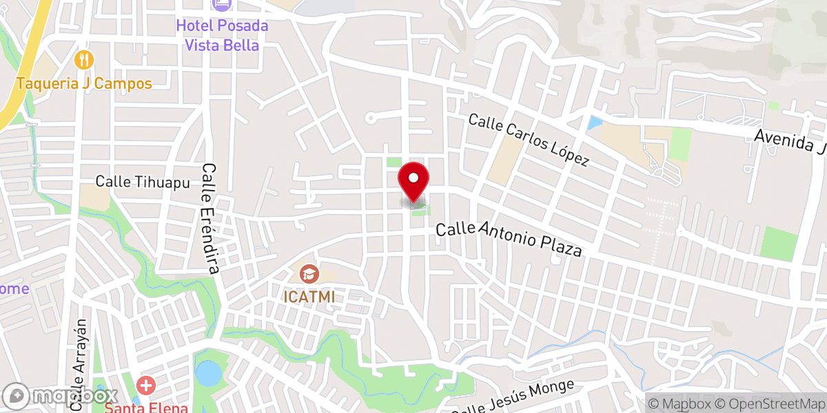 Map showing location of Templo de Santa María de Guido