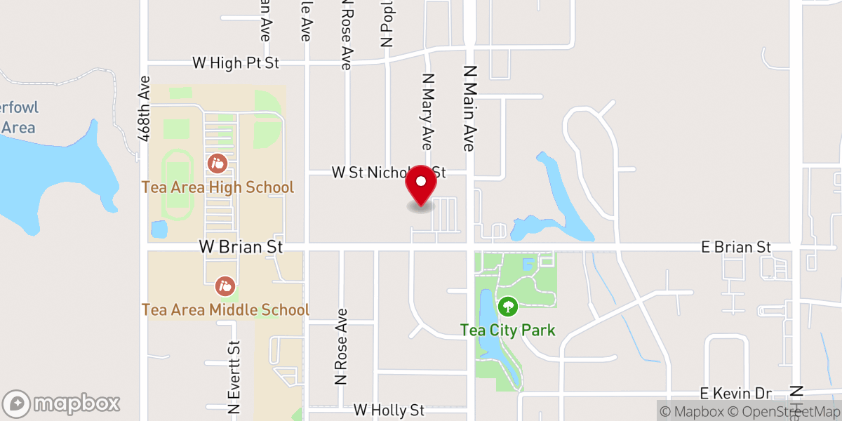 Map showing location of St Nicholas Catholic Church