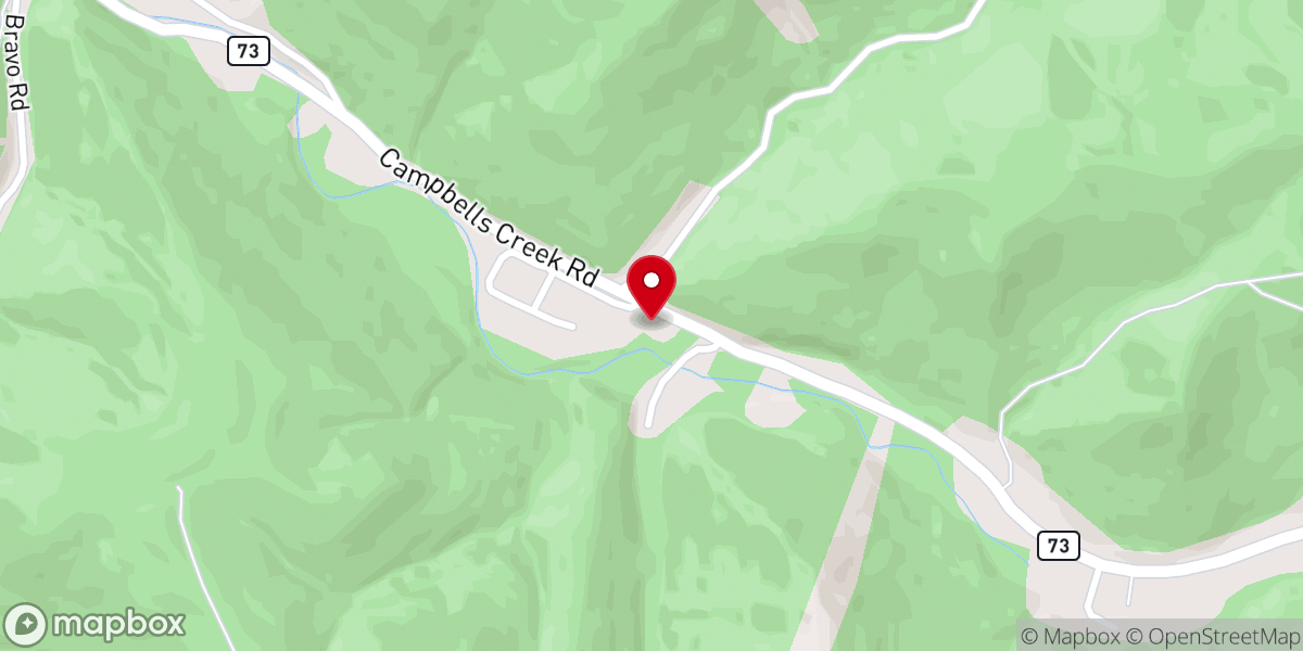 Map showing location of Perryville Church
