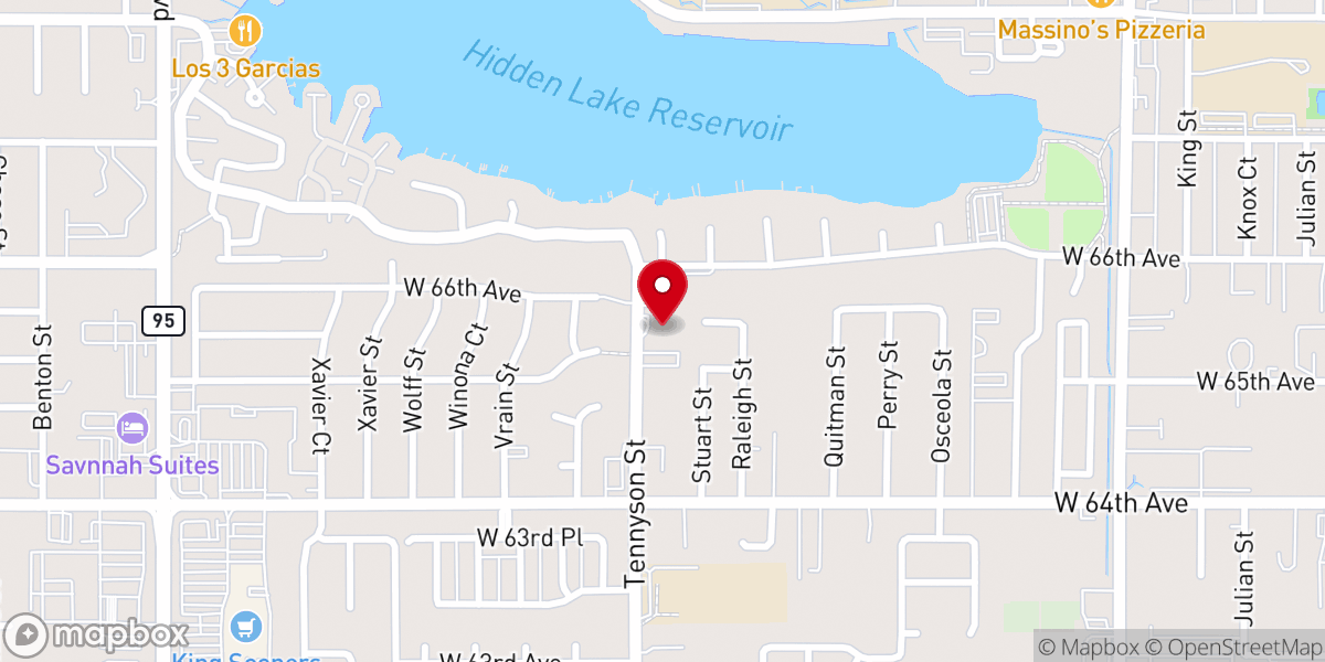 Map showing location of 5280 Youth