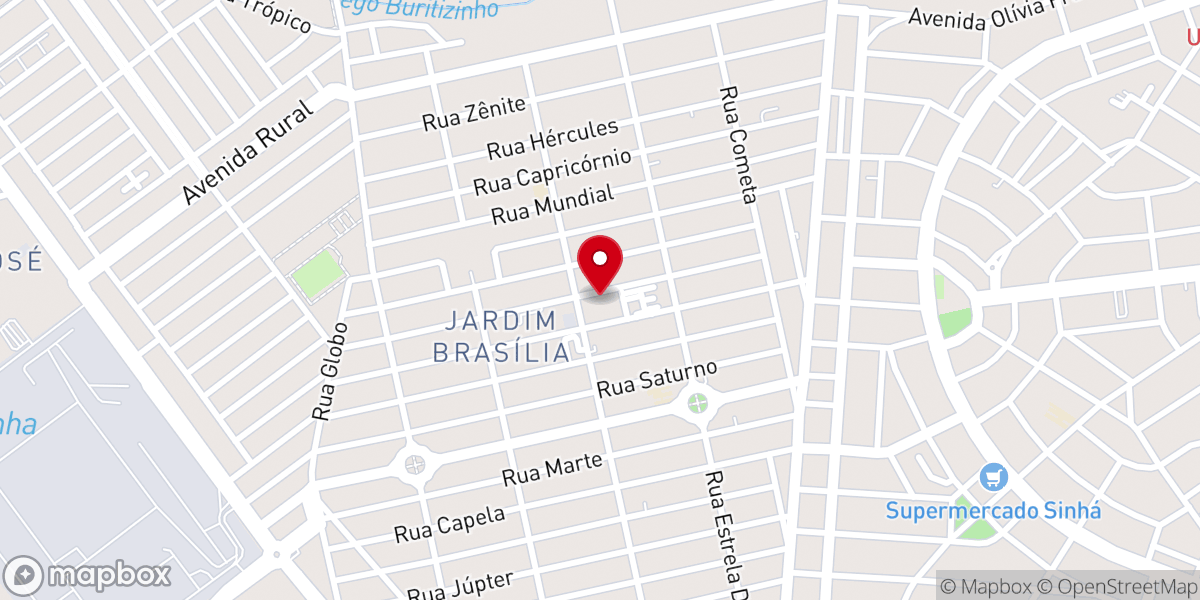 Map showing location of Paróquia São Vicente de Paulo