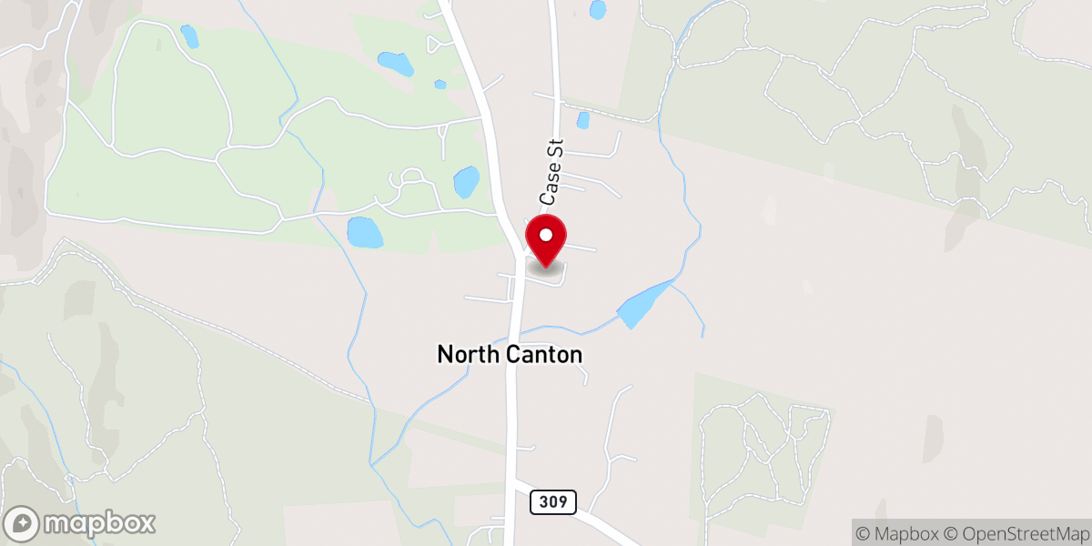 Map showing location of North Canton Community United Methodist Church Strawberry Festival