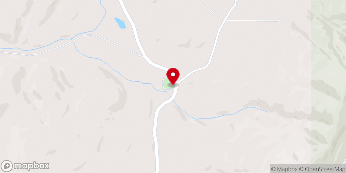 Map showing location of Chapel Hill Baptist Church