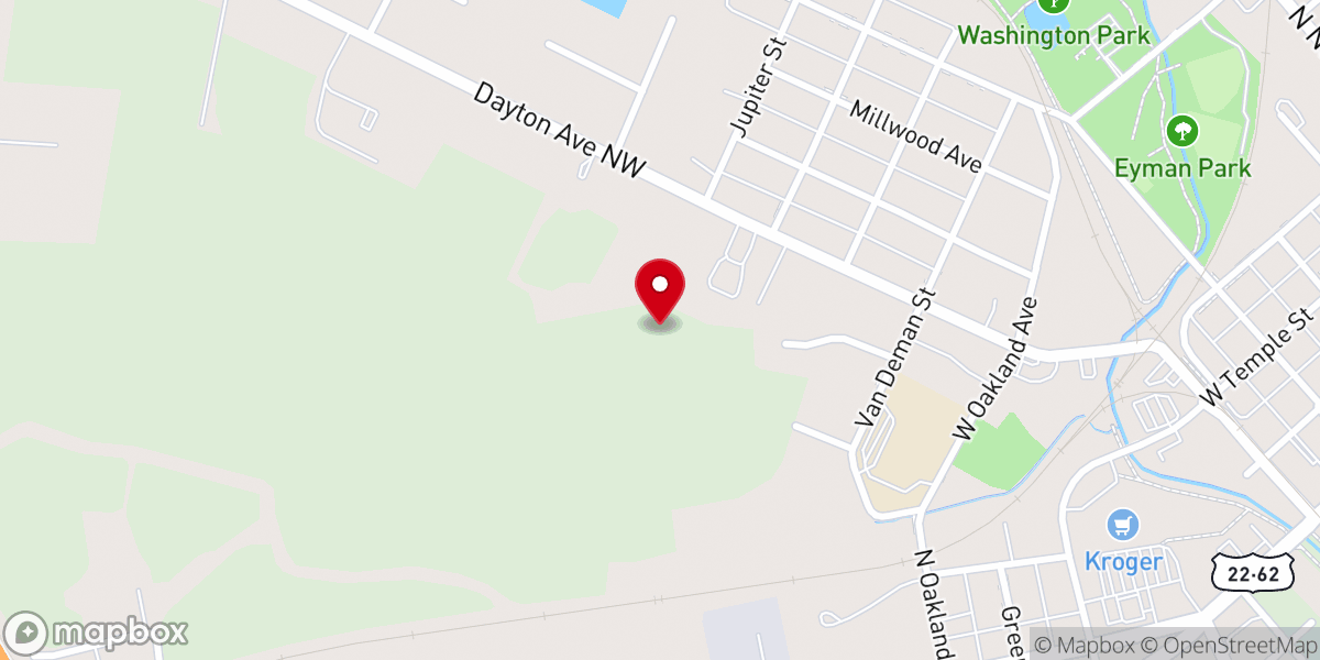 Map showing location of Agape Church on the Move