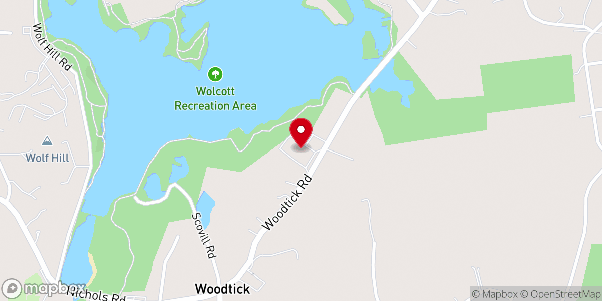 Map showing location of St. Pius X Parish