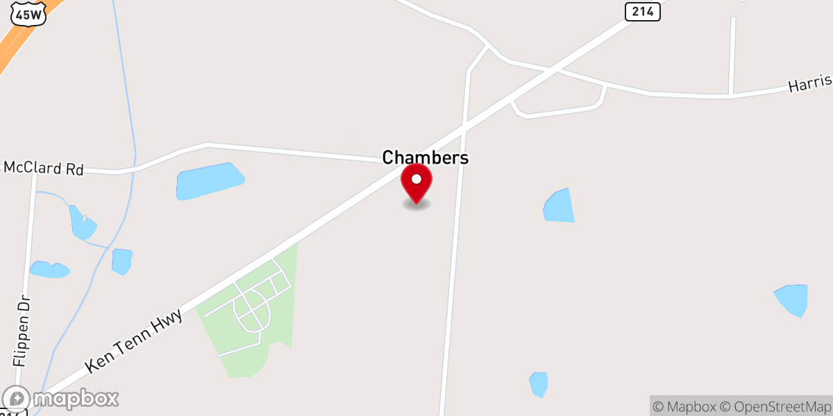 Map showing location of Manna Ministry