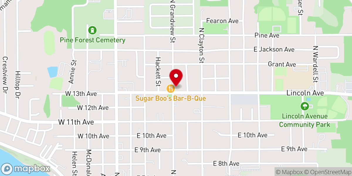 Map showing location of House of God