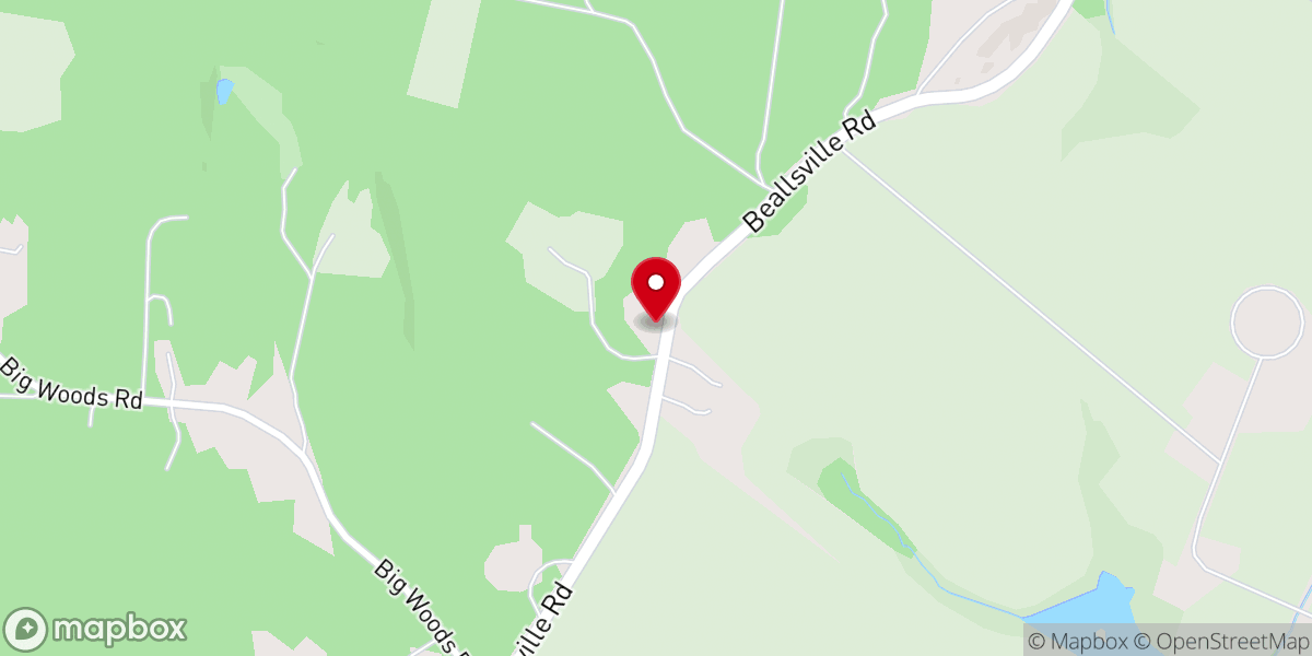 Map showing location of West Montgomery United Methodist Church