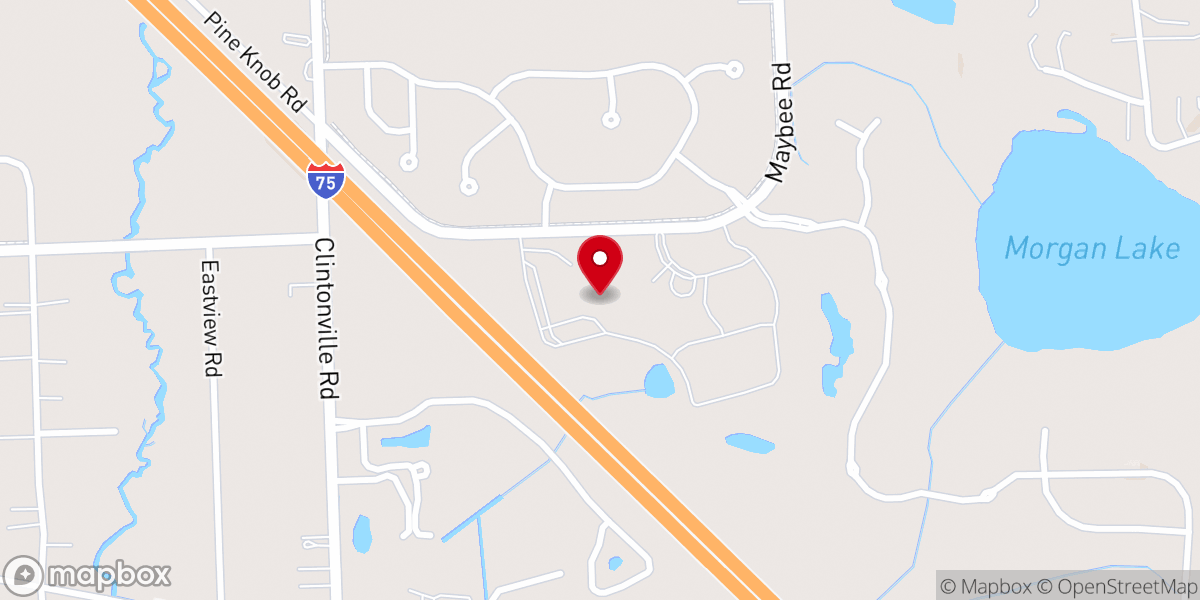Map showing location of Mt Zion Church