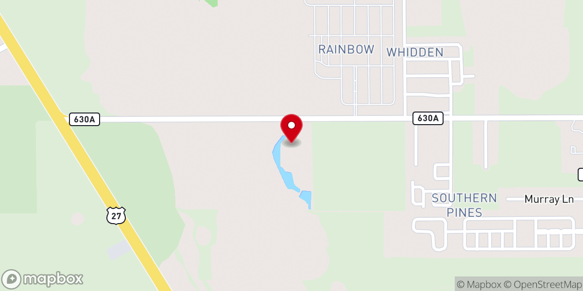 Map showing location of New Hope Church