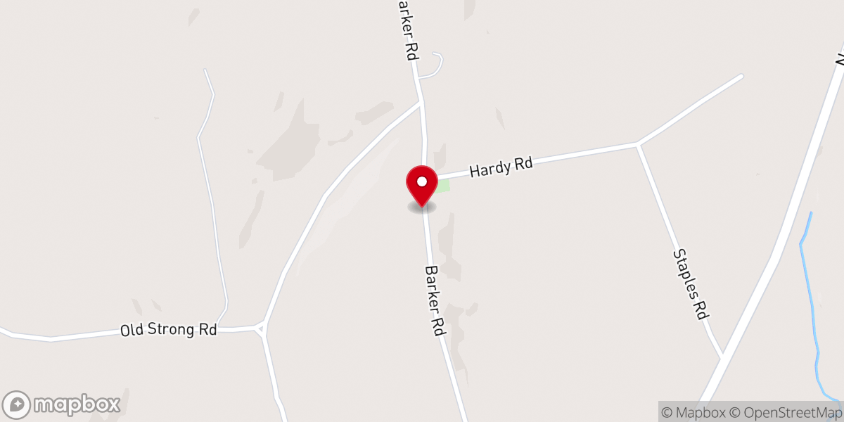 Map showing location of Gospel Light Baptist Church