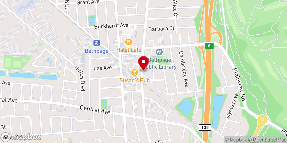 Map showing location of Abundant Grace Christian Church