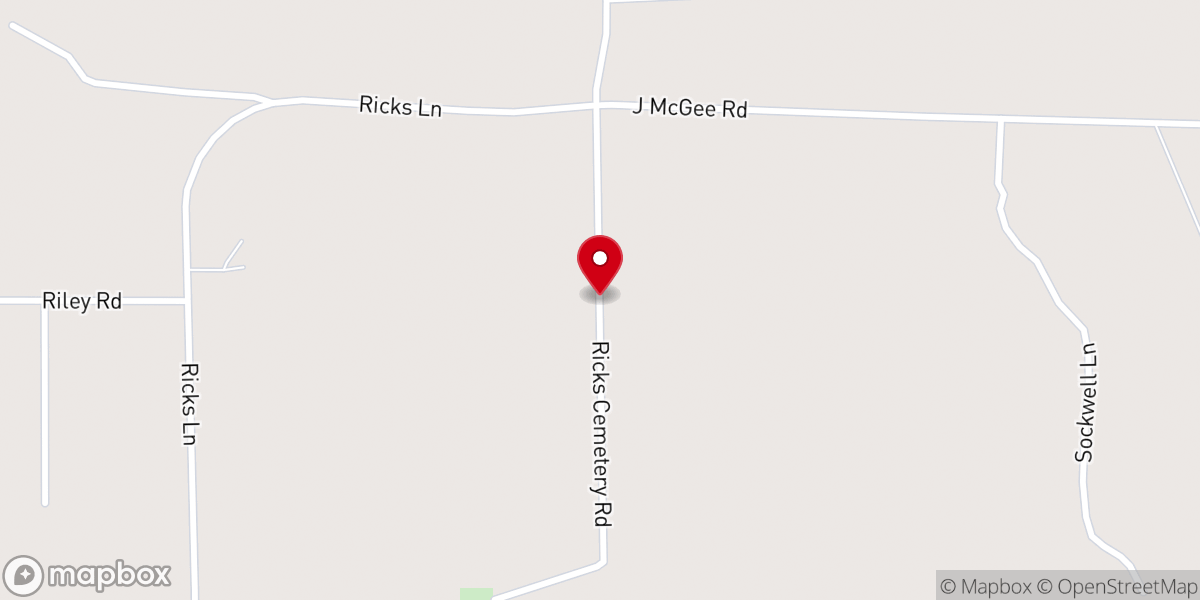 Map showing location of Christian Home Church of Christ