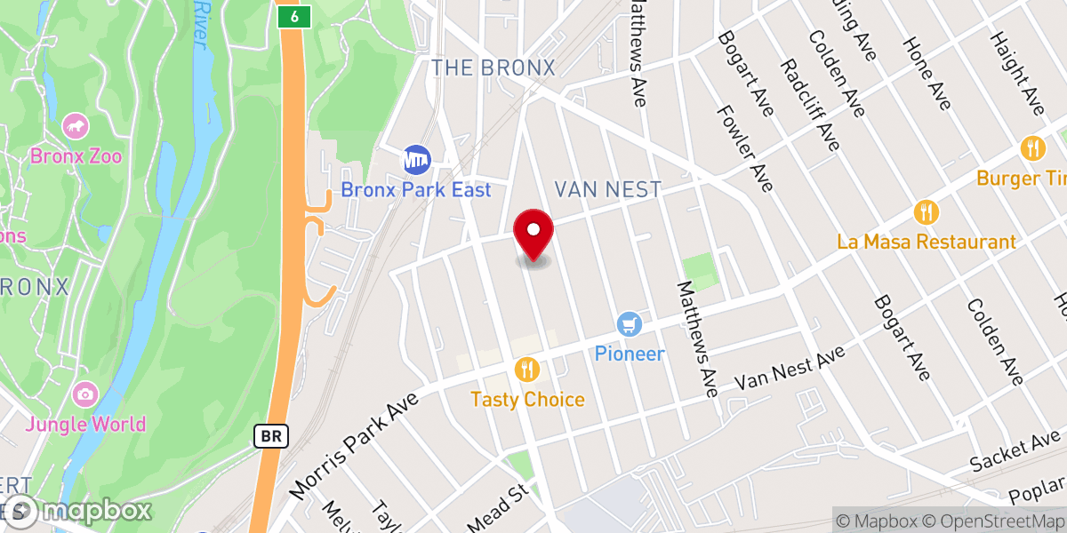 Map showing location of Haitian Episcopal Church of the Good Samaritan