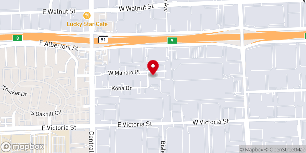 Map showing location of Christ Apostolic Churuch