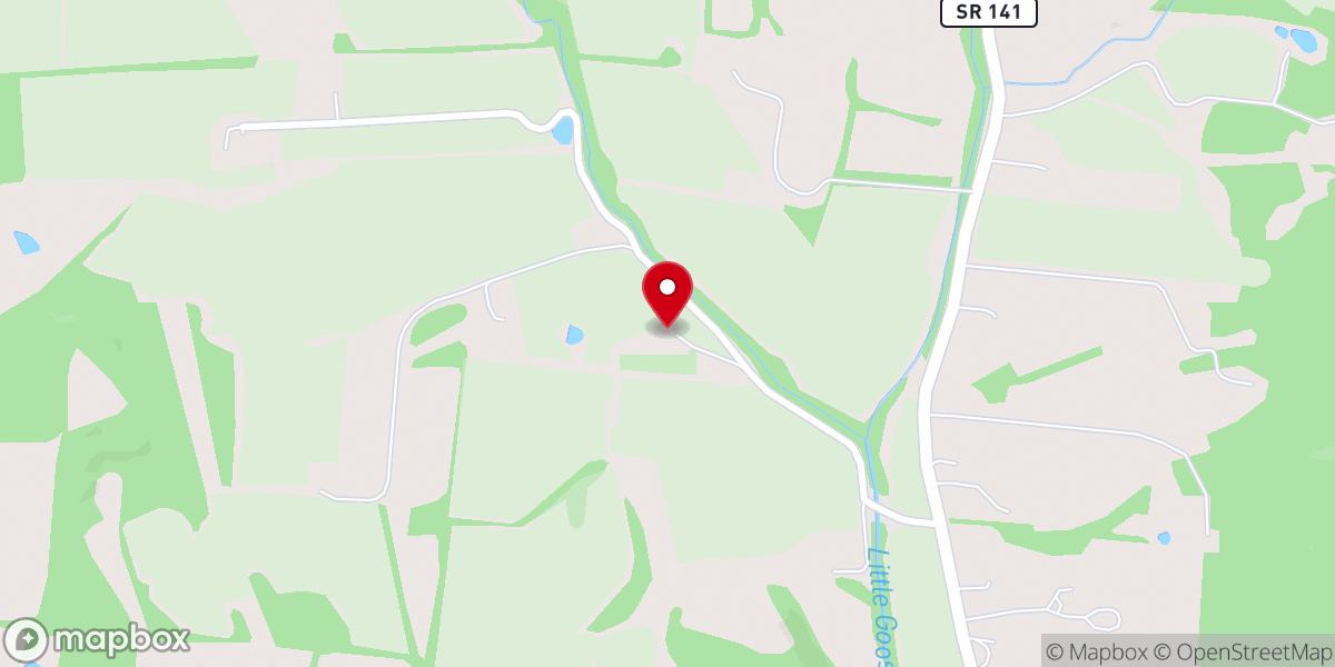 Map showing location of Friendship Church