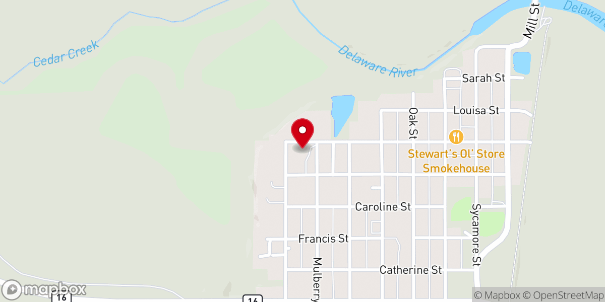 Map showing location of Saint Marys Immaculate Conception Church