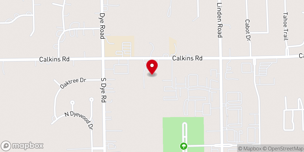 Map showing location of Riverdale Baptist Church