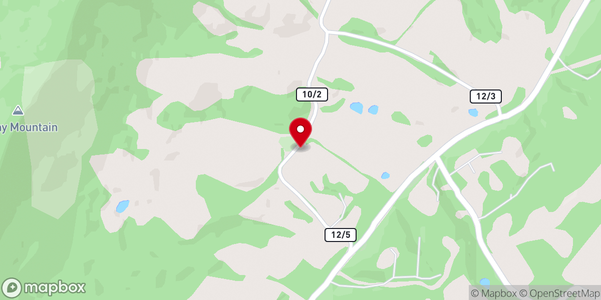 Map showing location of Mountaindale Church