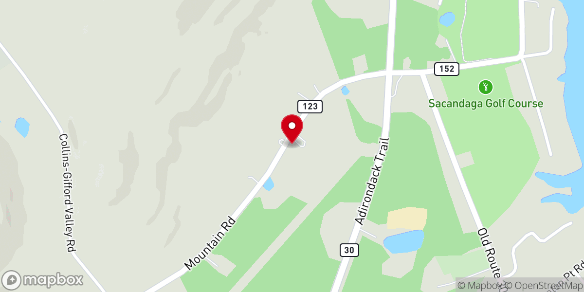 Map showing location of Northville Pilgrim Holiness Church