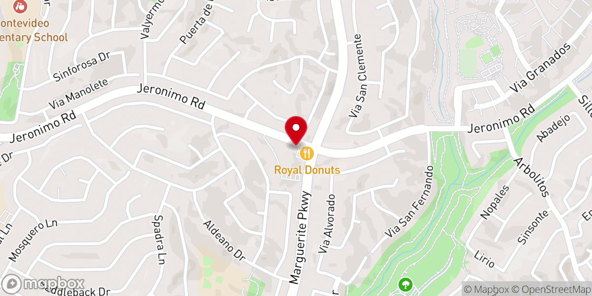 Map showing location of Mission Viejo Christian Church