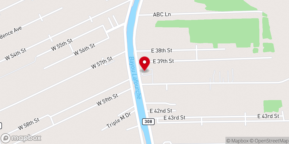 Map showing location of Community Bible Church