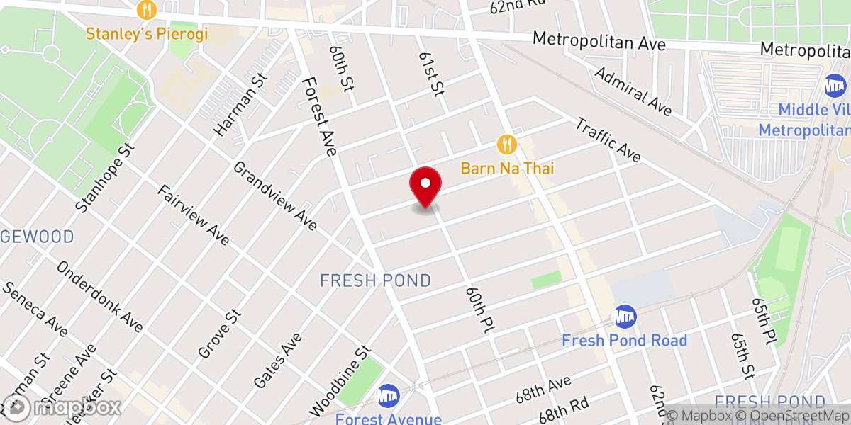 Map showing location of Evangelical Fellowship Chapel