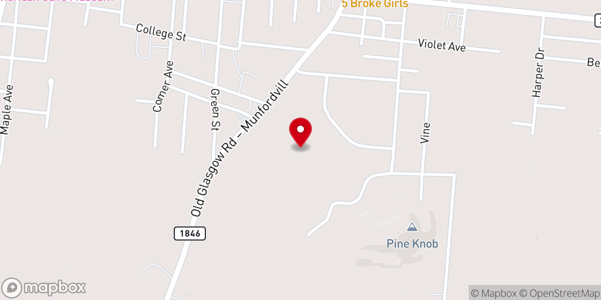 Map showing location of Lighthouse Church