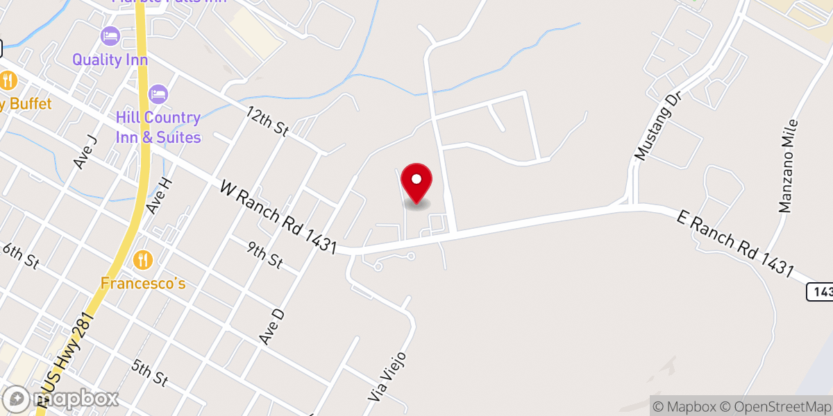 Map showing location of St. John The Evangelist Catholic Church