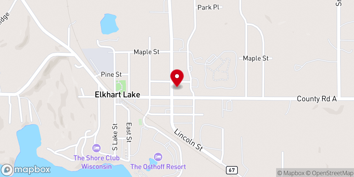 Map showing location of St. Thomas Aquinas Catholic Church
